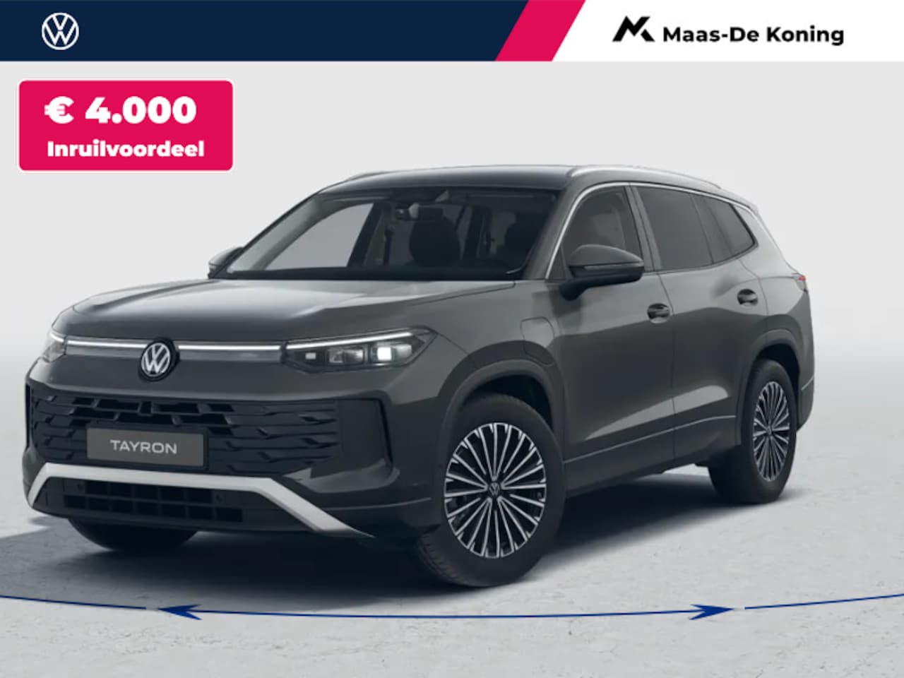 Volkswagen Tayron - Life Edition 1.5 eHybrid 204 pk versn. DSG · Trekhaak inklapbaar, met elektrische ontgrend - AutoWereld.nl