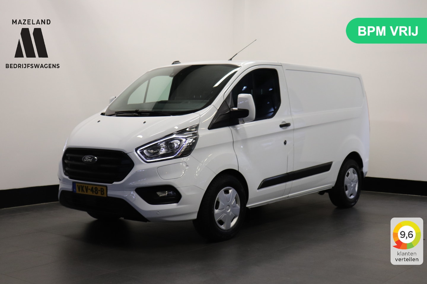 Ford Transit Custom - 340 1.0 125PK EcoBoost Hybride Benzine Automaat - Airco - Navi - Cruise - € 21.900,- Excl. - AutoWereld.nl