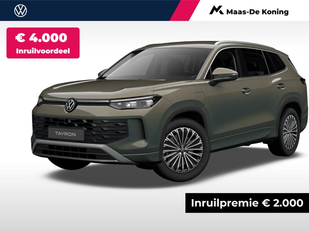 Volkswagen Tayron - 1.5 eHybrid Life Edition 204 pk 6 versn. DSG · Comfort Pakket · Trekhaak incl. aanhangerma - AutoWereld.nl