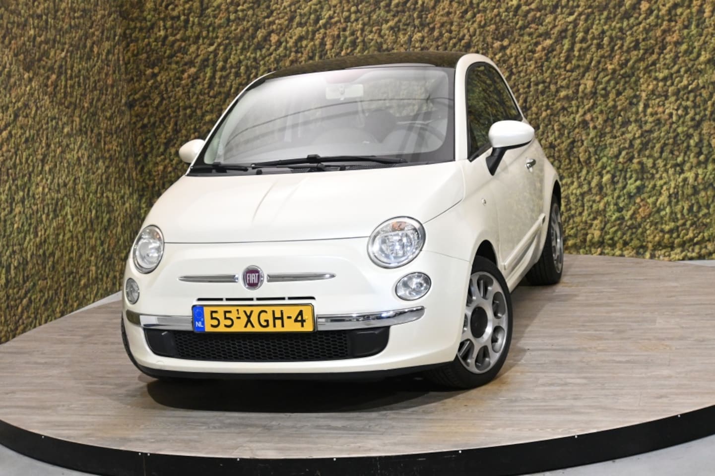 Fiat 500 - 1.2 Lounge | Parelmoer | Airco | NL-auto - AutoWereld.nl