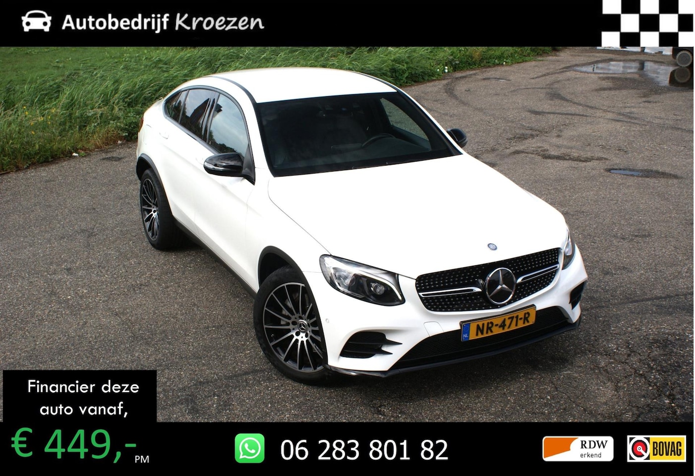 Mercedes-Benz GLC-klasse Coupé - 250 4MATIC Prestige ///AMG Pakket | Camera | Distronic | Stuur Pilot | - AutoWereld.nl