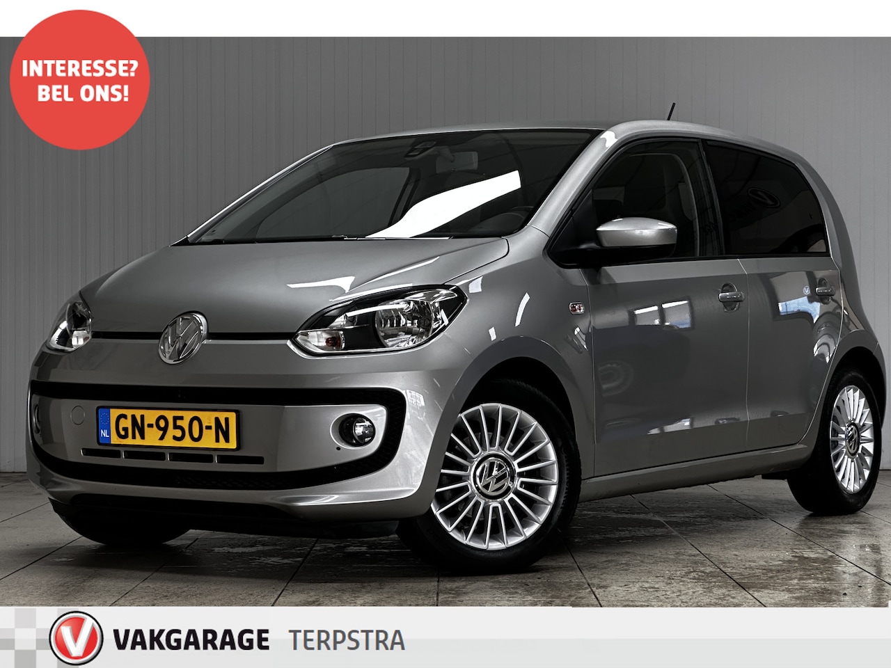 Volkswagen Up! - 1.0 high up! BlueMotion /Navi /Airco /Cruise! /Elek. pakket /Bluetooth /AUX /15"LMV /PDC / - AutoWereld.nl