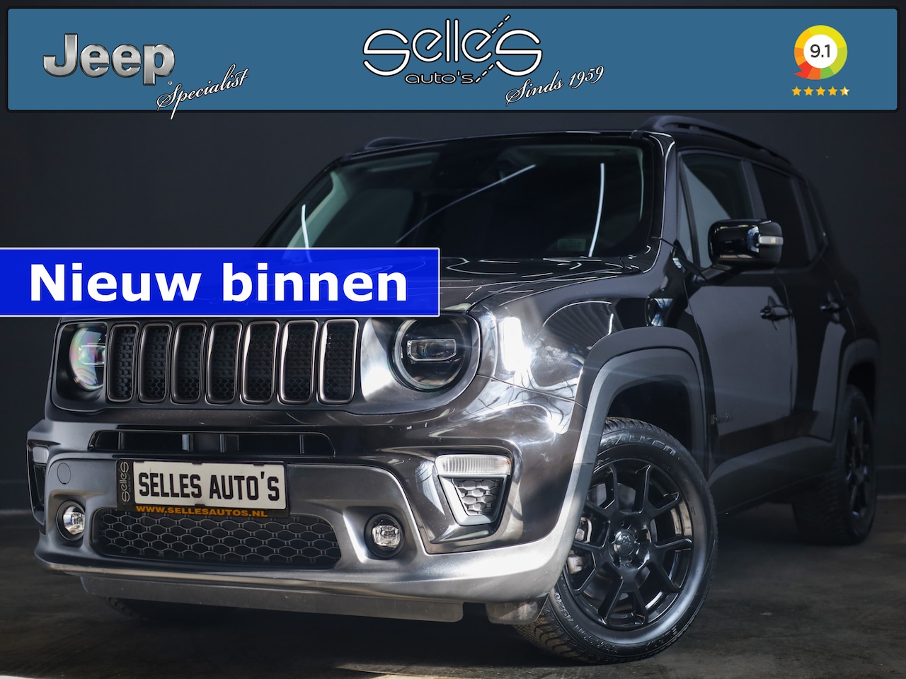 Jeep Renegade - 4xe 240 Plug-in Hybrid Electric Upland Camera | LED |  Applecarplay | Adaptive Cruisecontr - AutoWereld.nl