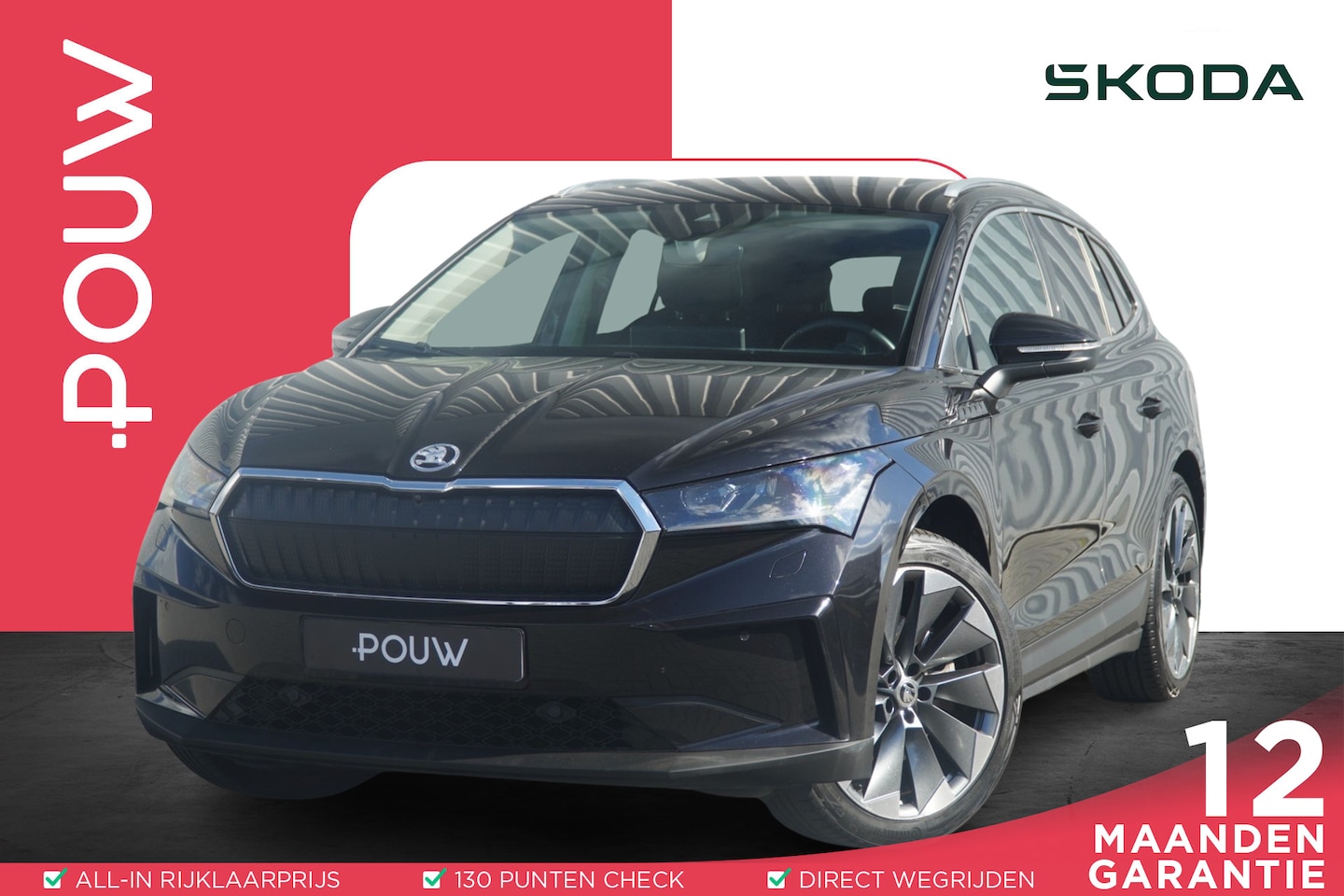 Skoda Enyaq iV - 80 204pk | Panoramadak | Leder | Trekhaak - AutoWereld.nl