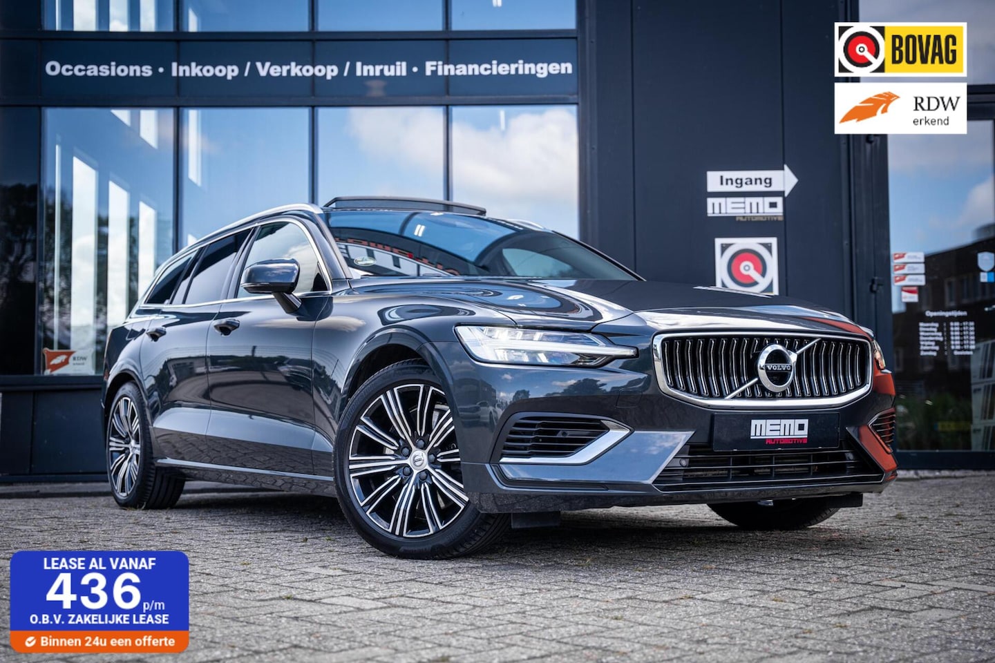Volvo V60 - 2.0 T8 Twin Engine AWD Inscription*PANO*LEDER*VOL* - AutoWereld.nl