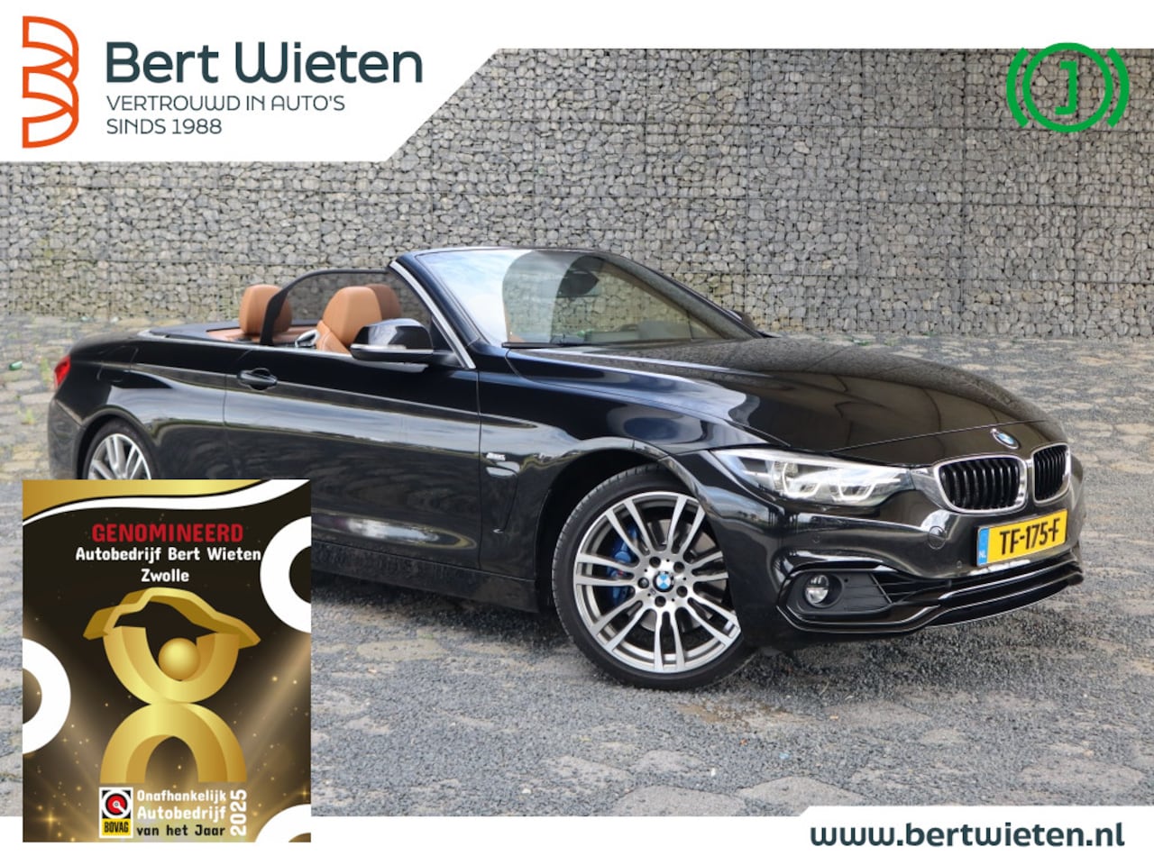 BMW 4-serie Cabrio - 440i 6 cilinder | Nek en stoel verwarming | Head Up Display - AutoWereld.nl