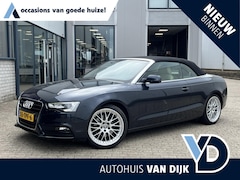 Audi A5 Cabriolet - 2.0 TFSI quattro Pro Line | NL Auto/2e Eig./Navi/Leder/Camera/Stoelverw./bi-Xenon koplampe