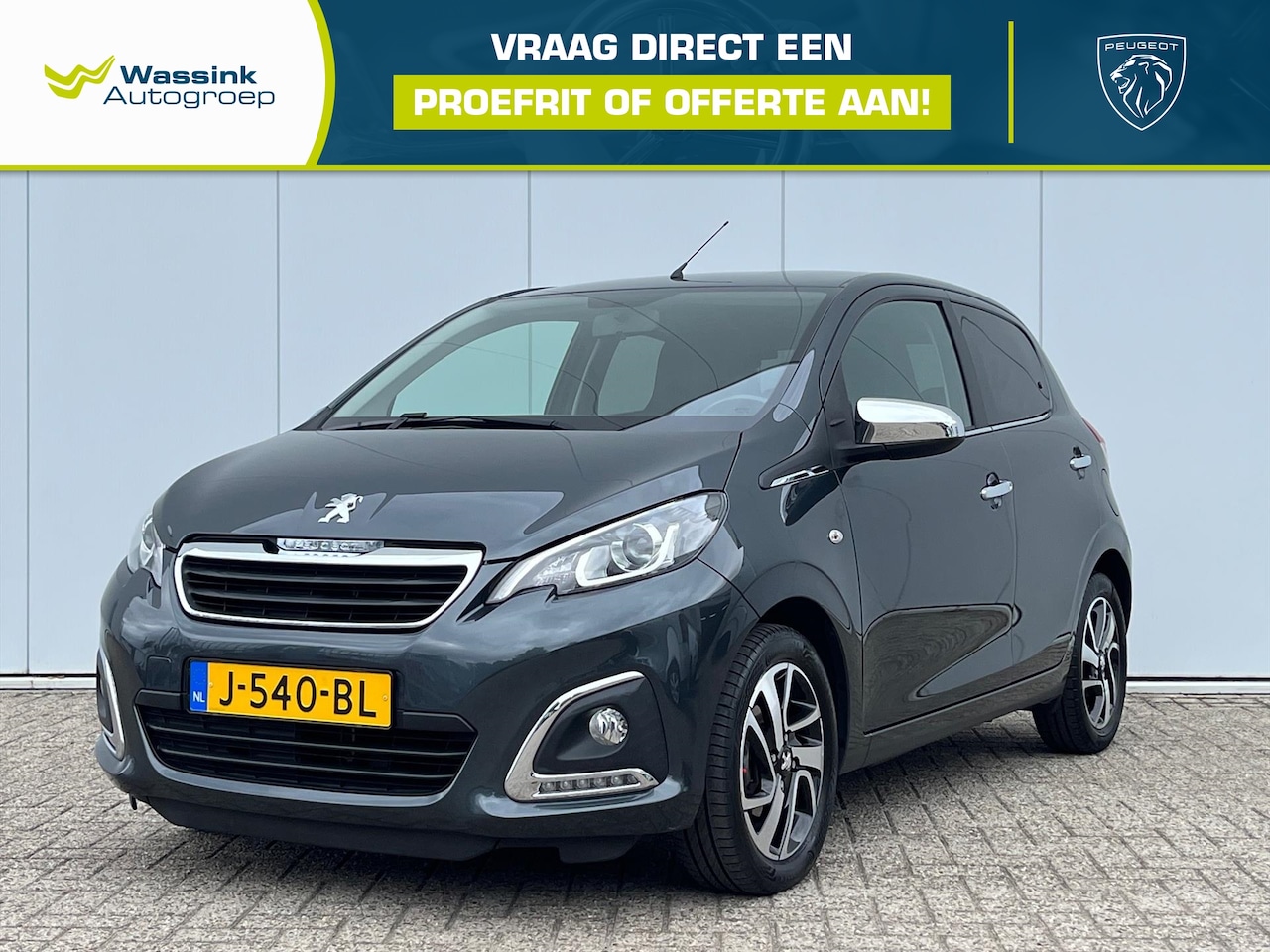 Peugeot 108 - 1.0 e-VTi 72pk 5D Allure I Carplay I Bluetooth I Camera | Speedlimiter | - AutoWereld.nl
