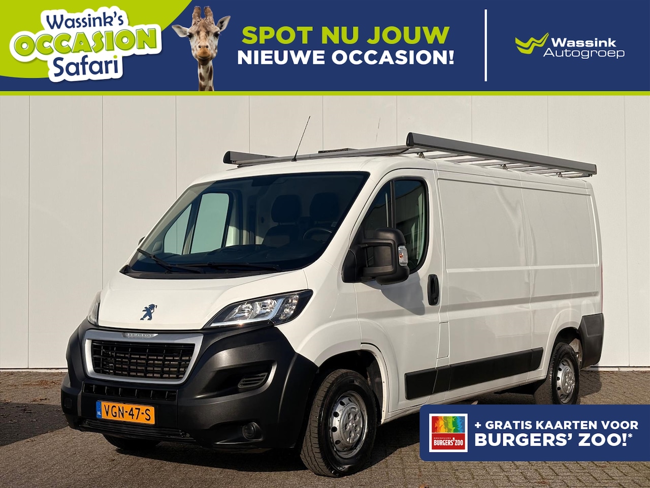 Peugeot Boxer - 335 L2H1 BlueHDi 140PK Premium | Cruise Control | Navigatie | Camera | Safari Actie | - AutoWereld.nl