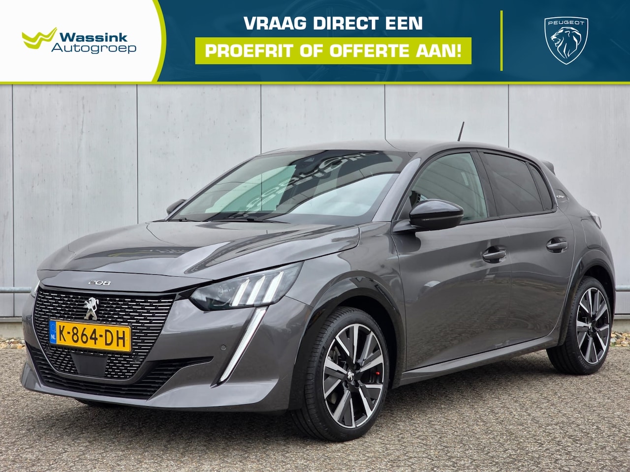 Peugeot 208 - 100pk GT-Line Automaat I Carplay I Cruise I Parkeersensoren I Camera - AutoWereld.nl