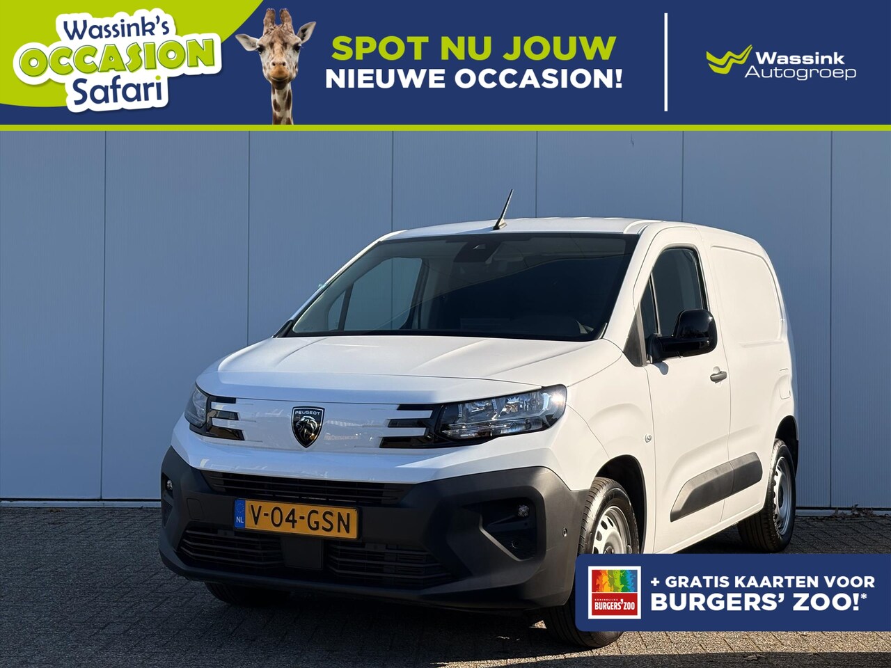 Peugeot Partner - 1.5 BlueHDi 100pk 3-zits Asphalt | Navigatie | Cruise Control | Binnenspiegel Camera | Saf - AutoWereld.nl