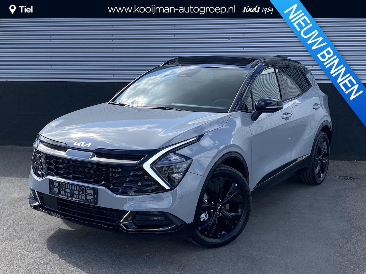 Kia Sportage - 1.6 T-GDi Hybrid Black edition Schuif/kanteldak, Stoel- & Stuurwiel verwarmd, Nieuw geregi - AutoWereld.nl