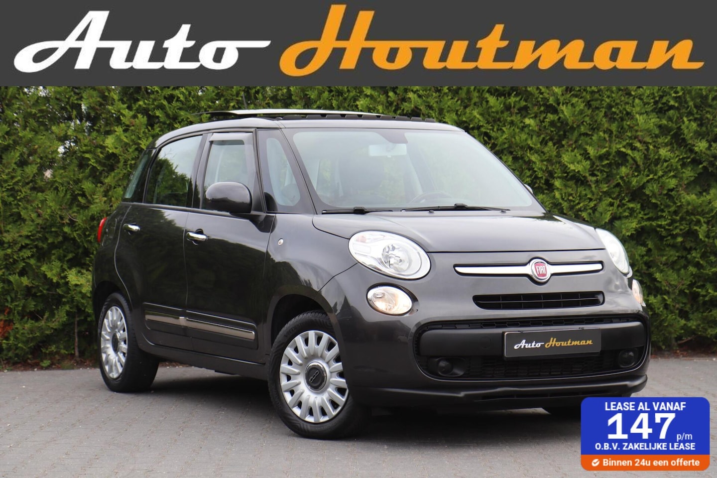 Fiat 500 L - 0.9 TwinAir Lounge Leder|Panodak|Ecc|Cruise|Stoelverw.|Trhk - AutoWereld.nl