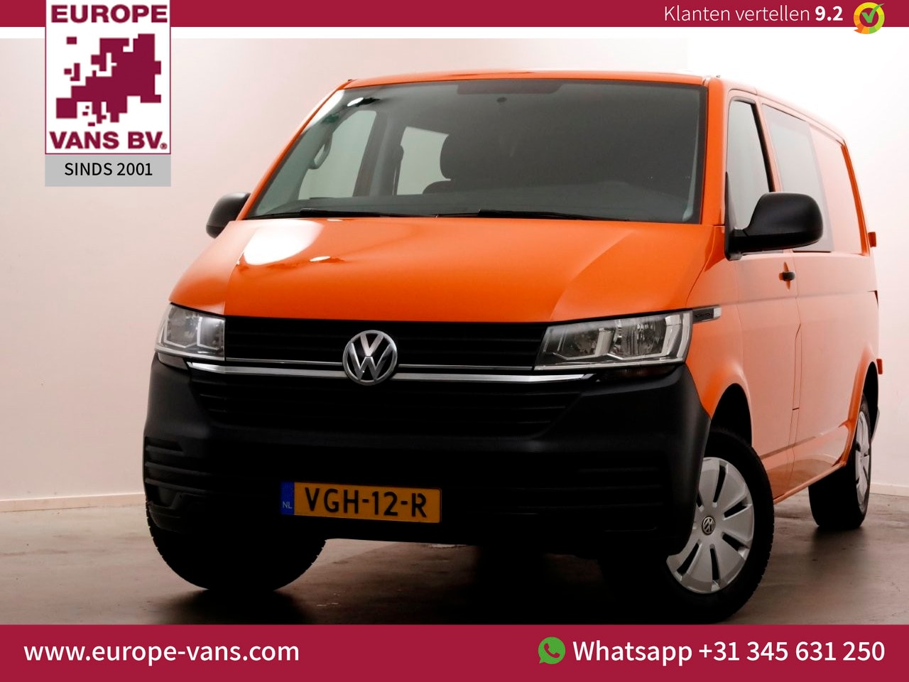 Volkswagen Transporter - T6.1 2.0 TDI 110pk Lang D.C. Airco/Cruise 07-2020 - AutoWereld.nl