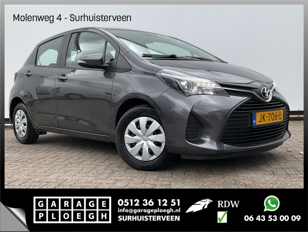 Toyota Yaris - 1.0 VVT-i 5-Deurs Hoge zit Airco Elek.Pakket NL-Auto! - AutoWereld.nl