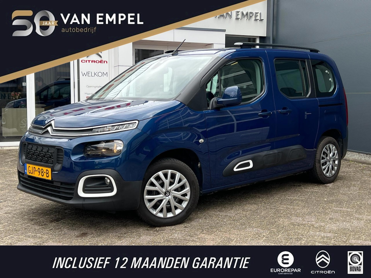 Citroën Berlingo - PT 110 Feel | Trekhaak | Parkeersensoren | Climate Control | Dealer onderhouden | Apple Ca - AutoWereld.nl