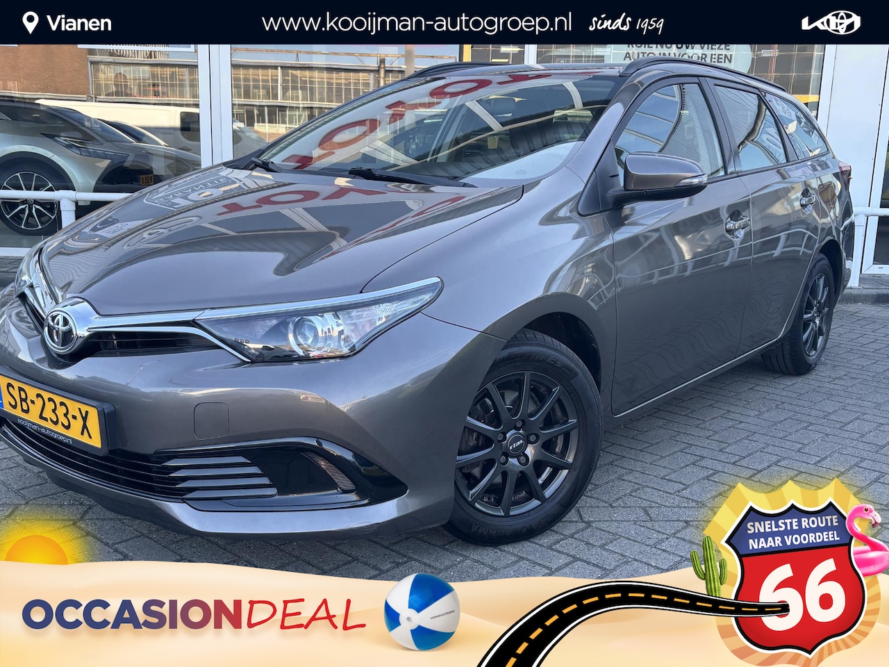 Toyota Auris Touring Sports - 1.3 Now NL Auto, BTW Auto, Dealeronderhouden, zeer netjes - AutoWereld.nl