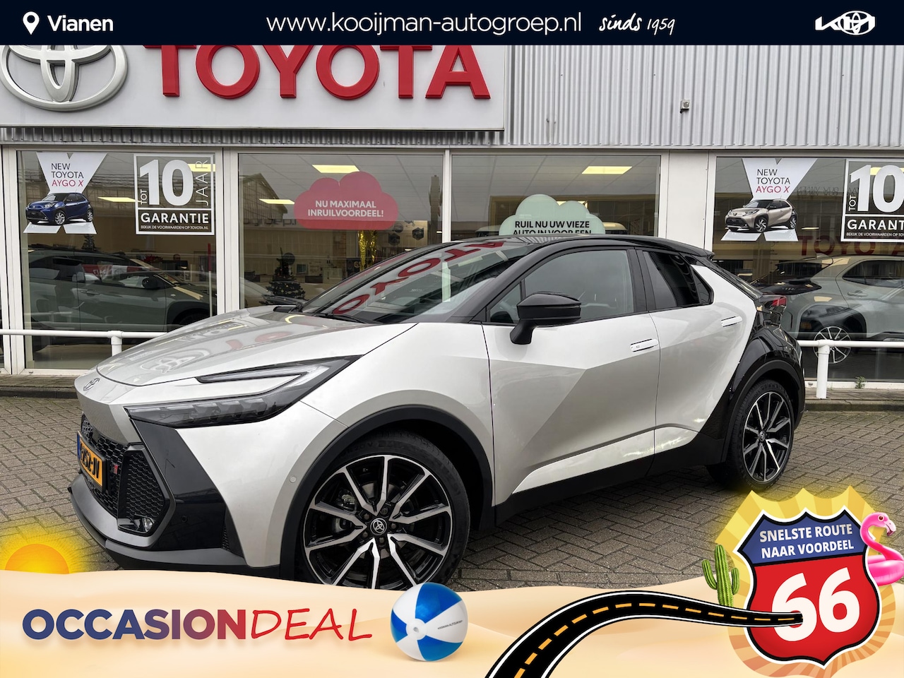 Toyota C-HR - 2.0 Hybrid 200 GR SPORT Première Edition ex Demo, bomvol opties! - AutoWereld.nl