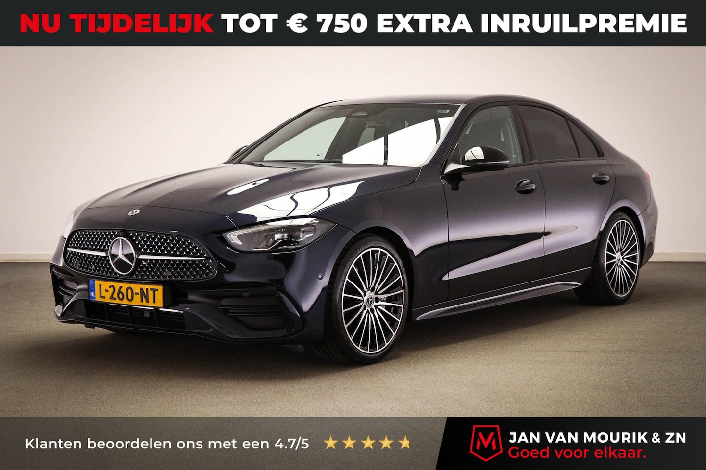 Mercedes-Benz C-klasse - 200 Launch Edition AMG Line | LEDER | CAMERA | DEALER ONDERHOUDEN - AutoWereld.nl