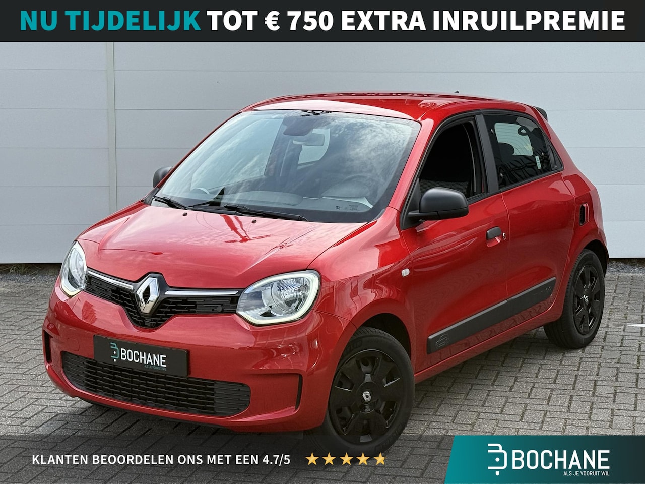Renault Twingo - 1.0 SCe Life Black Edition | Airco | Bluetooth | Dealer Onderhouden - AutoWereld.nl