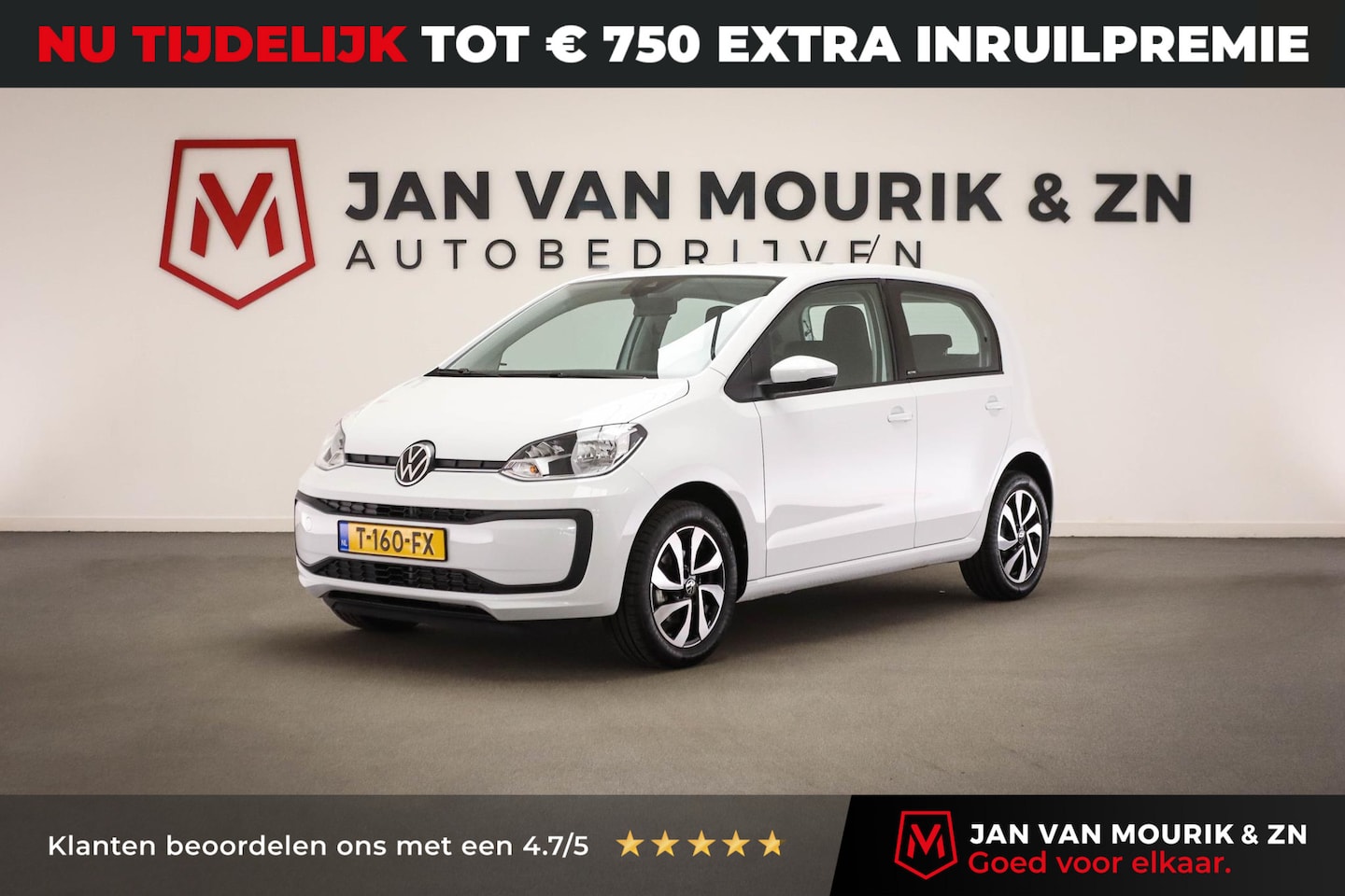 Volkswagen Up! - 1.0 | AIRCO | CRUISE | DAB | CAMERA | 15" - AutoWereld.nl