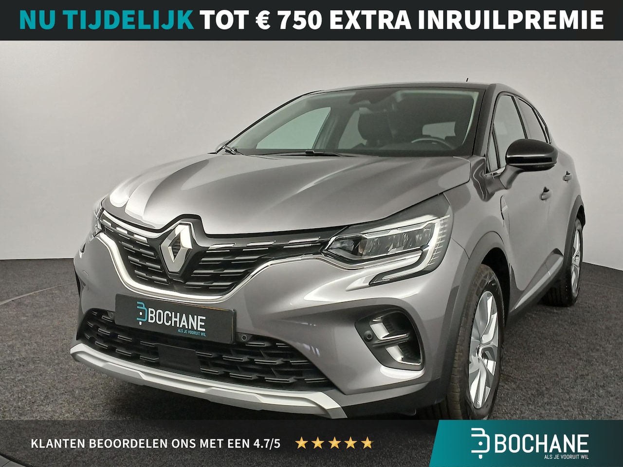 Renault Captur - 1.0 TCe 100 Intens | Climate Control | Cruise Control | Lichtmetalen velgen 17" | Apple Ca - AutoWereld.nl