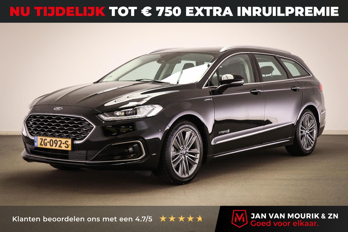 Ford Mondeo Wagon - 2.0 IVCT HEV Vignale | COMFORT SEAT / CONNECTIVITY- PACK | MASSAGE | DAB | CAMERA - AutoWereld.nl