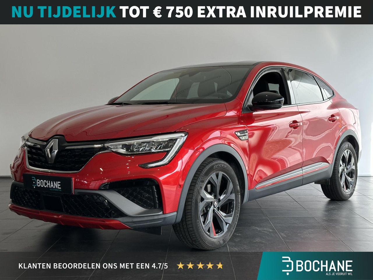 Renault Arkana - 1.6 E-Tech Hybrid R.S. Line NAVIGATIE | ACHTERUITRIJCAMERA | PARKEERSENSOREN VOOR-EN ACHTE - AutoWereld.nl