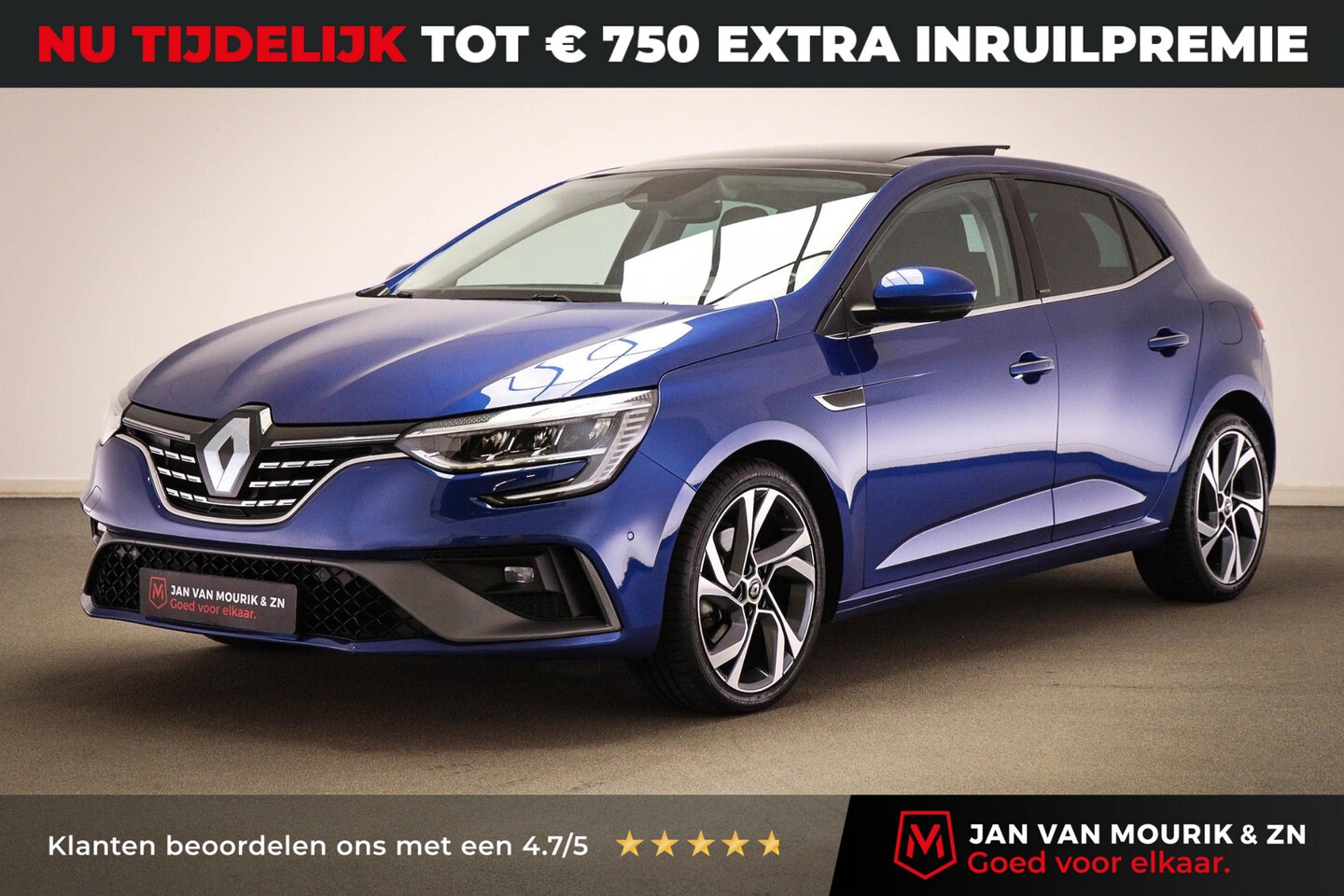 Renault Mégane E-Tech - 1.6 Plug-In Hybrid 160 R.S. Line | PANORAMADAK | LED | DAB | APPLE | CAMERA | 18" - AutoWereld.nl