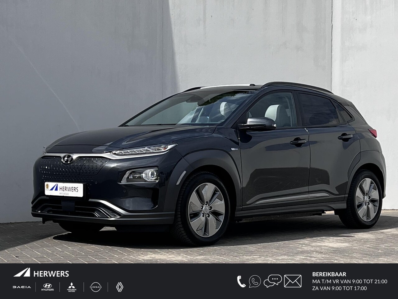 Hyundai Kona Electric - EV Premium Sky 204 pk 64 kWh Automaat /SOH 96,7 %/ Dealer onderhouden / WLTP bereik 484 km - AutoWereld.nl
