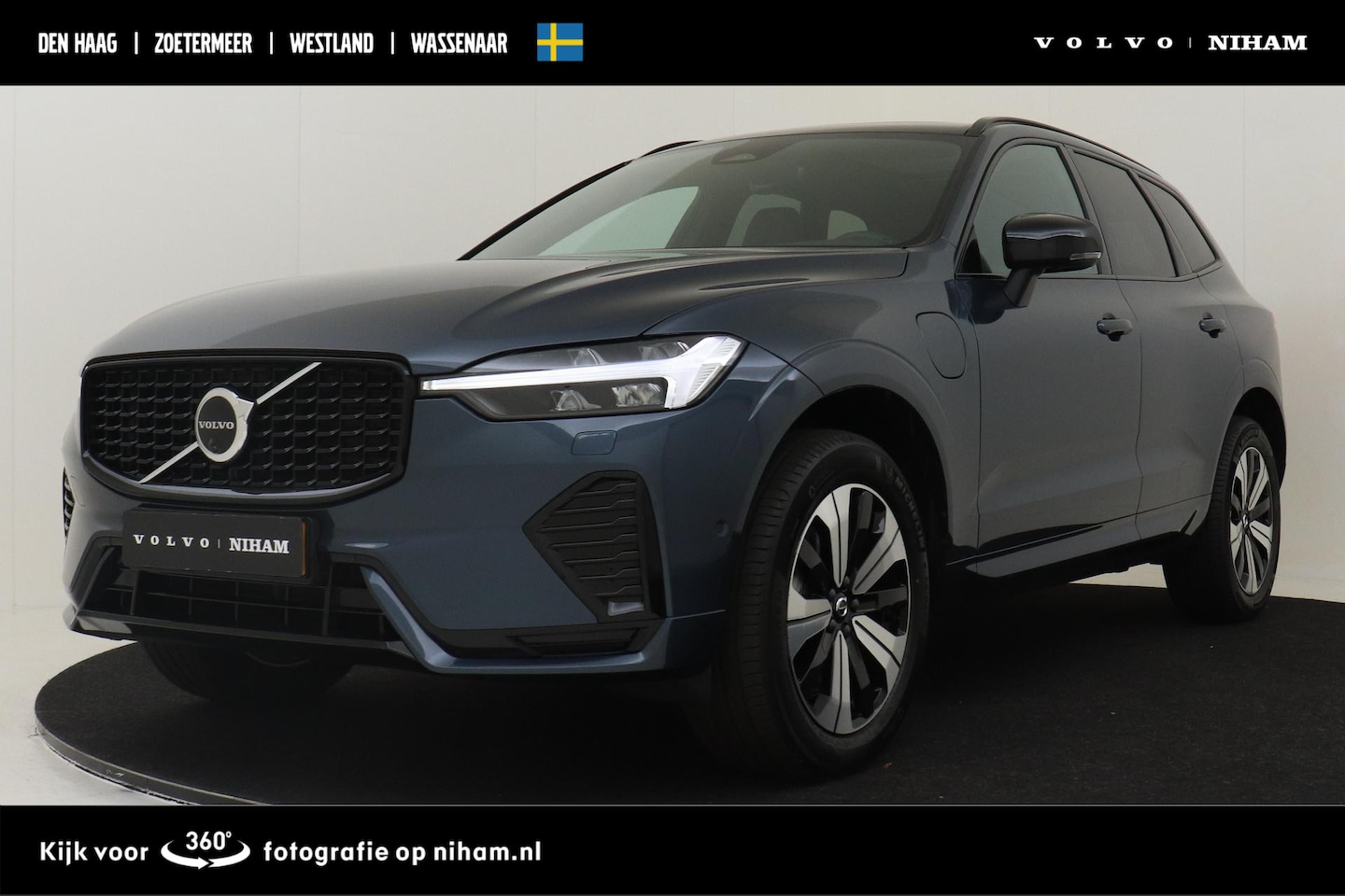 Volvo XC60 - T6 PLUG-IN HYBRID AWD PLUS DARK -PANO.DAK|HARMAN/KARDON|360°CAM|VERW.VOORRUIT|ADAP.LED - AutoWereld.nl