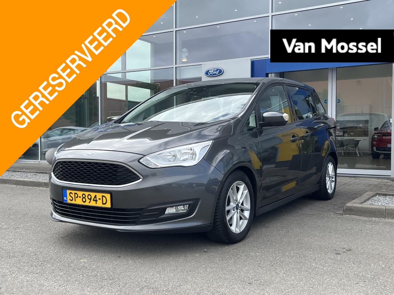 Ford Grand C-Max - 1.0 Trend 7p. | 7 Persoons | Cruise Control | Airco | Navigatie | Parkeersensoren Achter | - AutoWereld.nl
