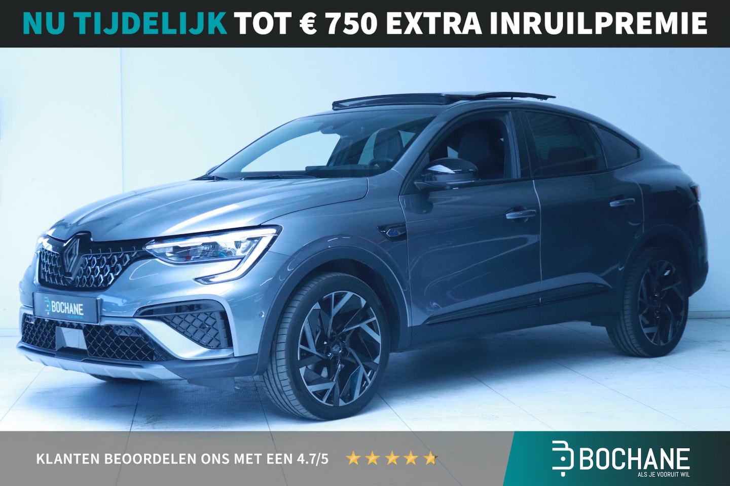 Renault Arkana - 1.6 E-Tech full hybrid 145 esprit Alpine | Panoramadak | Adaptieve Cruisecontrol | Stoelve - AutoWereld.nl