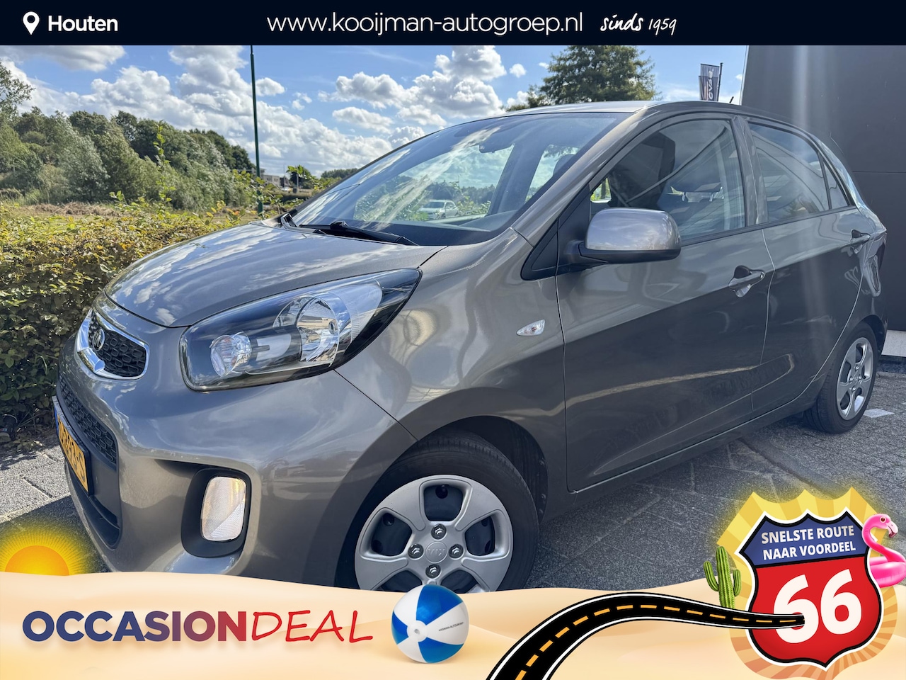 Kia Picanto - 1.0 CVVT ComfortLine | Super Nette Auto! | Unieke Kilometers | Airco | Metallic | 5-Deurs - AutoWereld.nl