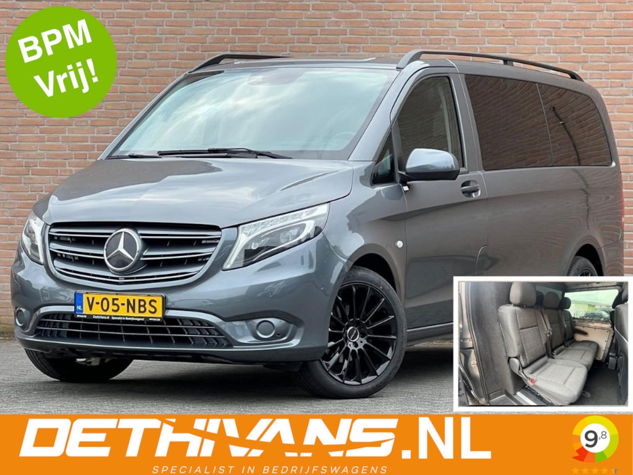 Mercedes-Benz Vito - 116CDI 164PK Lang / Dubbelcabine / 9G-Tronic - AutoWereld.nl