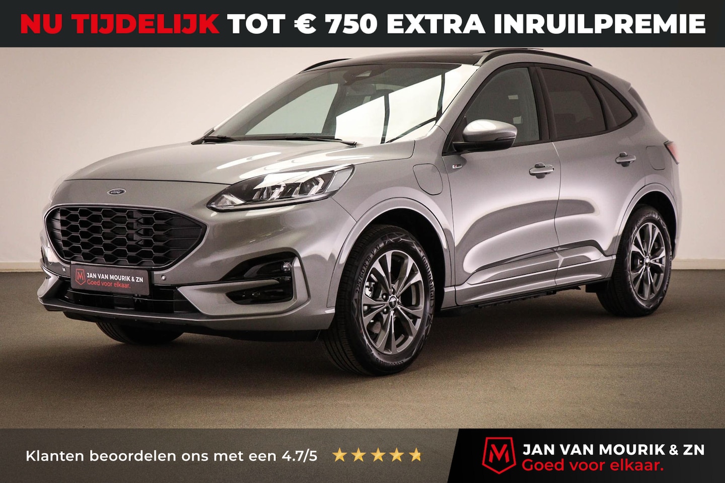 Ford Kuga - 2.5 PHEV ST-Line | PANORAMADAK | STOELVERWARMING | TREKHAAK - AutoWereld.nl