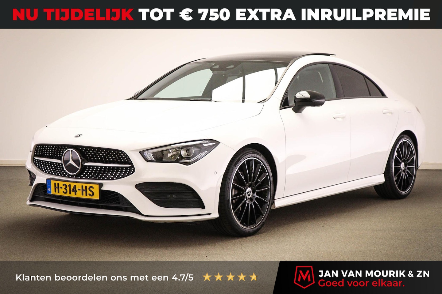 Mercedes-Benz CLA-Klasse - 180 AMG Line | WIDESCREEN | PANORAMADAK | DAB | APPLE - AutoWereld.nl