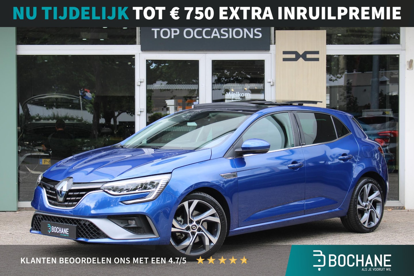Renault Mégane E-Tech - 1.6 Plug-In Hybrid 160 R.S. Line | Panoramadak | BOSE audio | Alcantara | - AutoWereld.nl