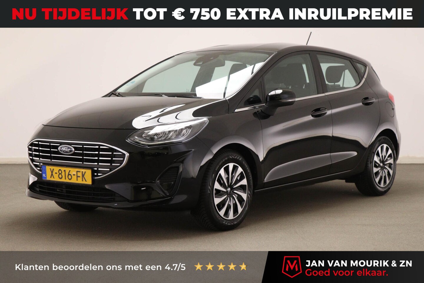 Ford Fiesta - 1.0 EcoBoost Hybrid Titanium | WINTER / COMFORT- PACK | LED | DAB - AutoWereld.nl