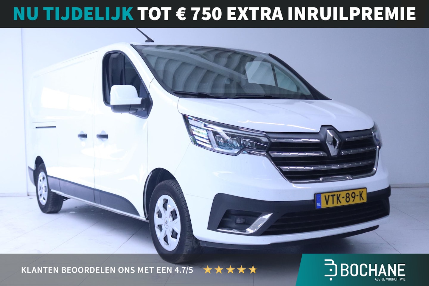 Renault Trafic - 2.0 dCi 130 T30 L2H1 Work Edition Airco/Navi/Trekhaak - AutoWereld.nl