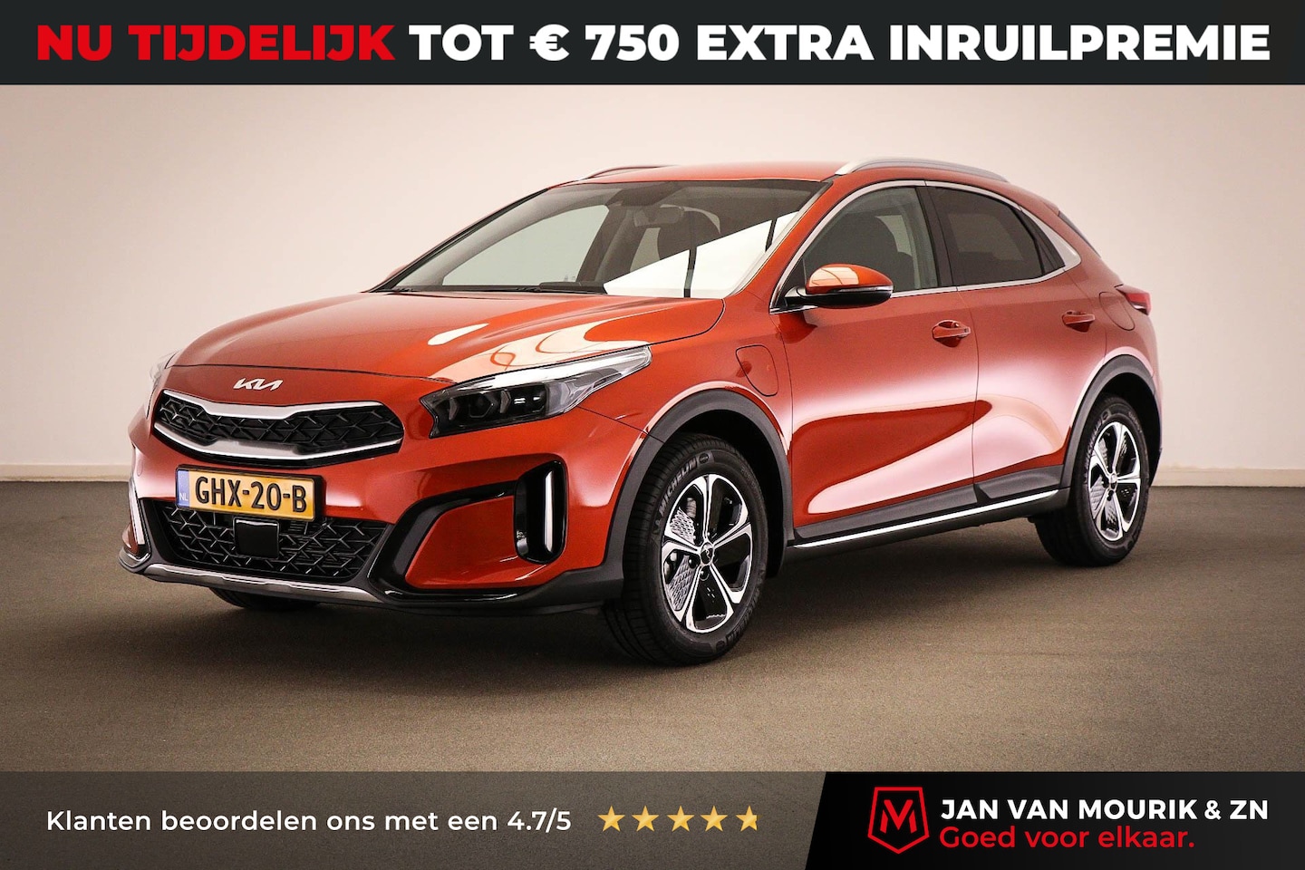 Kia XCeed - 1.6 GDi PHEV DynamicPlusLine | APPLE CARPLAY | DRAADLOZE LADER | HALF LEDER | STOEL/STUUR - AutoWereld.nl