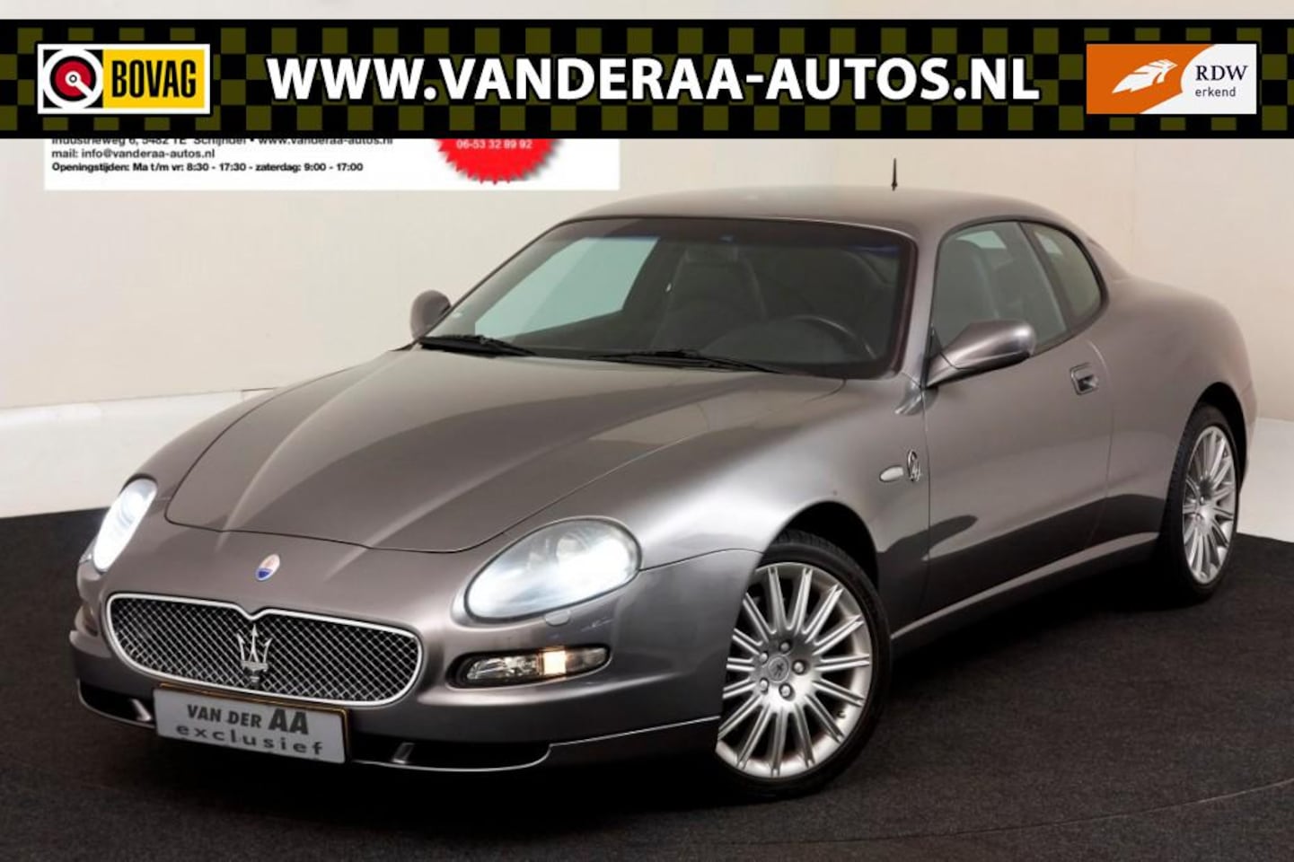 Maserati Coupé - Coupe Cambiocorsa Ferrari F430 Engine Youngtimer!! - AutoWereld.nl