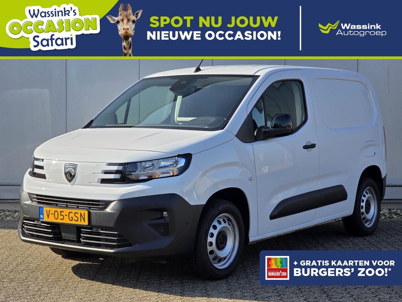 Peugeot Partner - 1.5 HDi 100pk L1 1000kg | 3-zits | Navigatie | Parkeercamera | Safari Actie - AutoWereld.nl