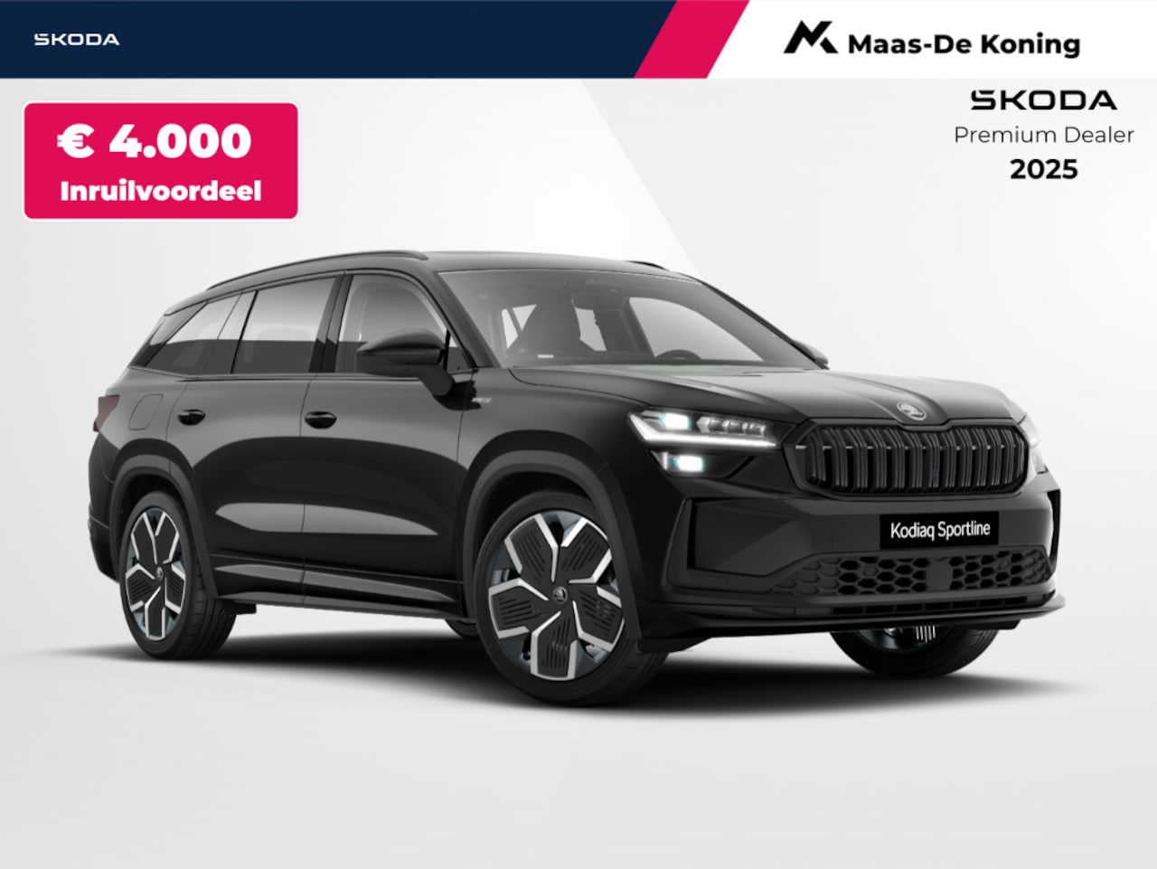 Skoda Kodiaq - Sportline Business 1.5 TSI PHEV 150 kW / 204 PK SU V | Panoramadak | Comfort Pakket | Trek - AutoWereld.nl