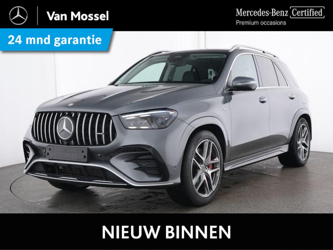 Mercedes-Benz GLE-Klasse - AMG 53 Hybrid 4MATIC+ / Panoramadak/ Burmester/ 21 inch/ El. Trekhaak - AutoWereld.nl