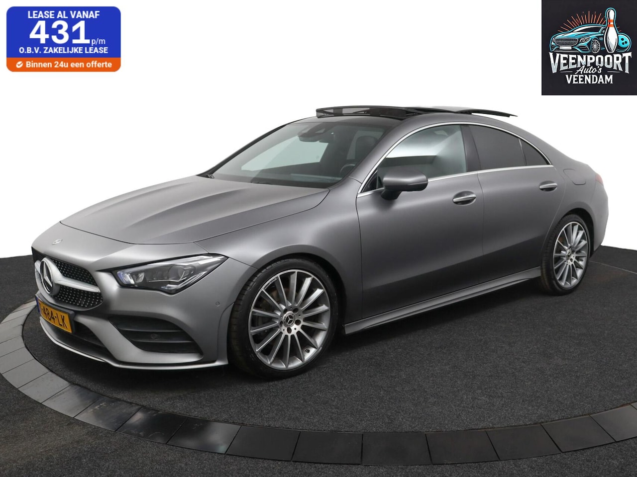Mercedes-Benz CLA-Klasse - Mercedes CLA AMG Cruise Airco Panodak Matgrijs Stoelverwarm - AutoWereld.nl
