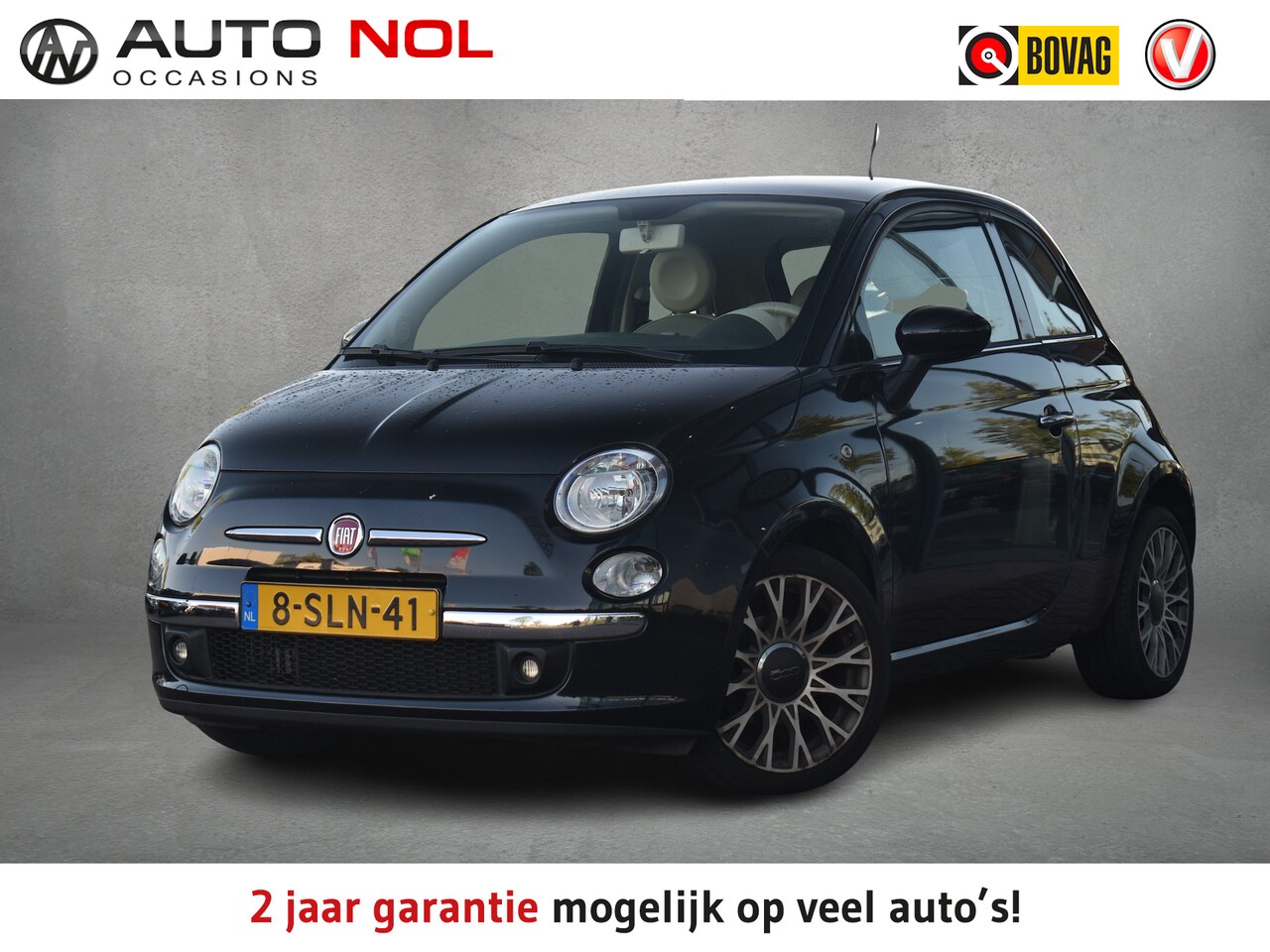 Fiat 500 - 0.9 TwinAir Lounge | Automaat | Pano | Airco | 16” LM - AutoWereld.nl