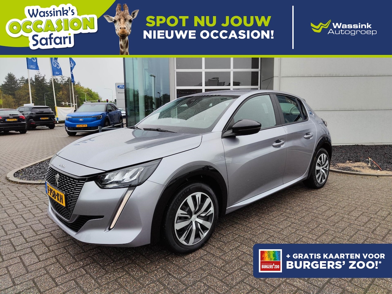 Peugeot e-208 - EV 50kWh 136pk Active Business | Navigatie | Stoelverwarming | Carplay | Safari Actie | - AutoWereld.nl
