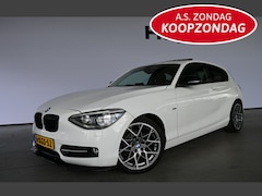 BMW 1-serie - 114i EDE Upgrade Edition Navigatie Airco Cruise control Schuif/kantel dak Leder Navigatie