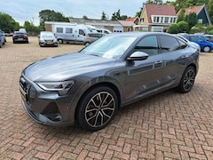 Audi e-tron Sportback - 55 quattro S edition 95 kWh | Achterbank in delen neerklapbaar | Armsteun voor | Audio ins